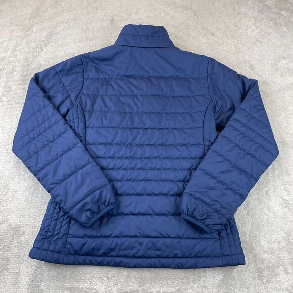 Marmot Jacket Big Kids Small Navy Blue Puffer Full Zip Mock Neck Zip Pockets - Picture 9 of 13